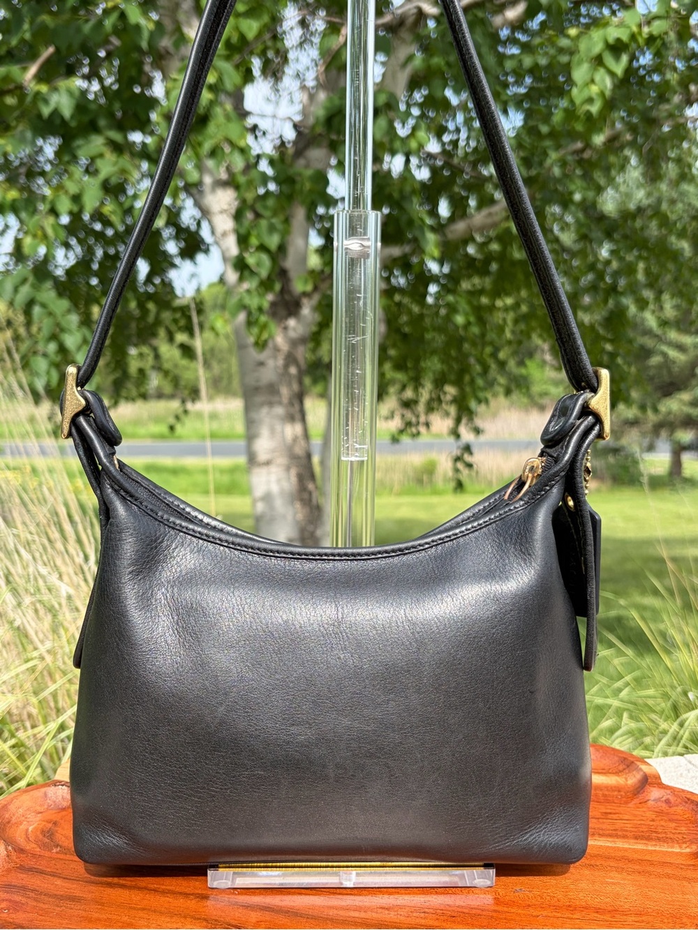 Vintage COACH Legacy Hobo Black Leather 9136 EUC - Picture 9 of 16
